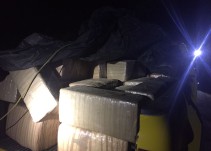 Aseguran una camioneta con media tonelada de marihuana