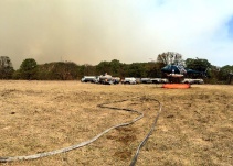Activan Emergencia Atmosférica y suspenden clases por incendio en La Primavera