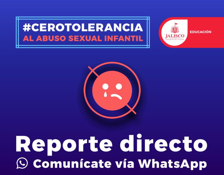 SEJ habilita línea de WhatsApp para recibir denuncias de abuso sexual