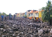 Así quedó Jocotepec tras la avalancha de lodo que dejó la lluvia