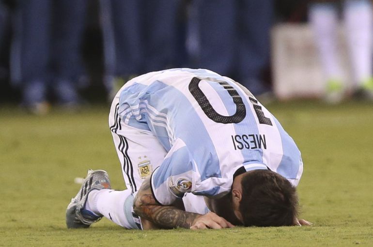 Lionel Messi le dice adiós a la Albiceleste