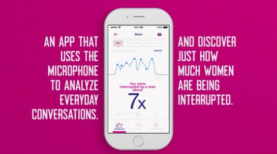 #AsíSopitas: App para que hombres no interrumpan a las mujeres cuando hablan #AsíSopitas: App para que hombres no interrumpan a las mujeres cuando hablan