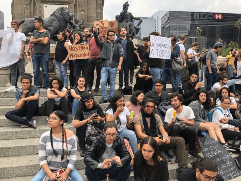 Las movilizaciones por el asesinato de los estudiantes de cine