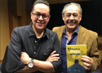 Álvaro Ancona, autor de "El Sendero del Peje", en la cabina de Así el Weso