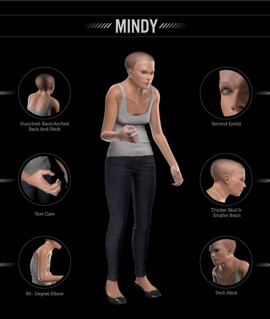 El cuerpo humano podría cambiar, debido al uso del celular El cuerpo humano podría cambiar, debido al uso del celular