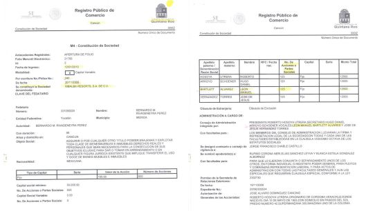 Documentos que avalan el reportaje de Bartlett Documentos que avalan el reportaje de Bartlett