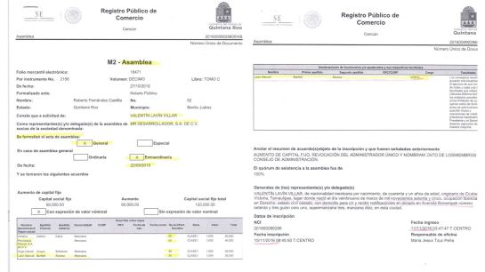 Documentos que refiere el reportaje Documentos que refiere el reportaje