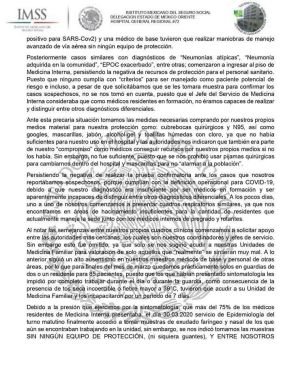 Al menos 27 casos de contagio en un hospital del IMSS en Tlalnepantla Al menos 27 casos de contagio en un hospital del IMSS en Tlalnepantla