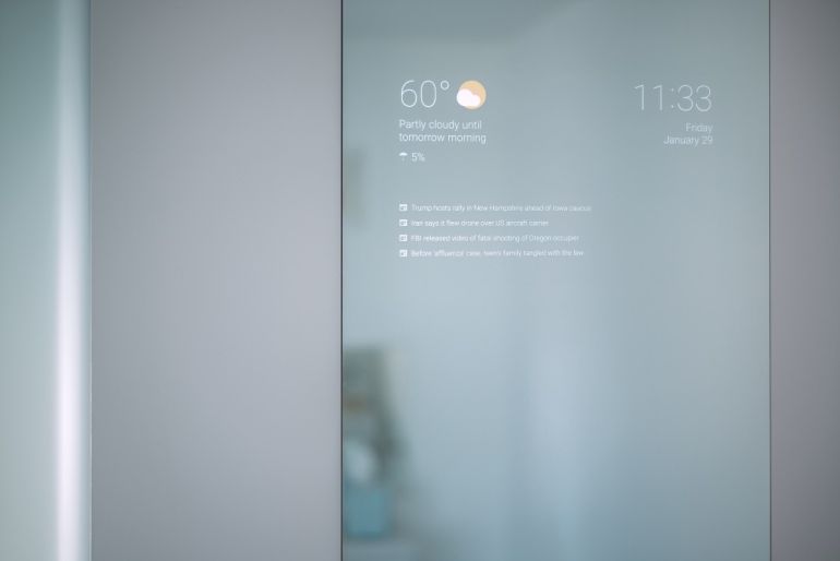 Un empleado de Google ha diseñado un espejo inteligente
