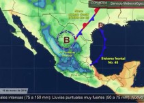 Pronóstico del tiempo del 10 de marzo