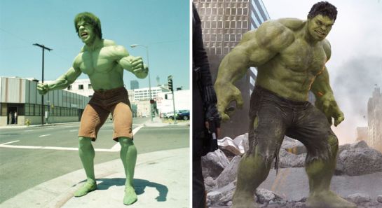 El antes y el ahora de superhéroes y villanos en el cine El antes y el ahora de superhéroes y villanos en el cine