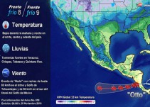 Pronóstico del Tiempo del 25 de noviembre