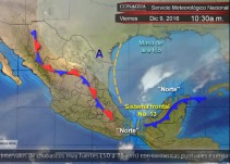 Pronóstico del Tiempo del 10 y 11 de diciembre