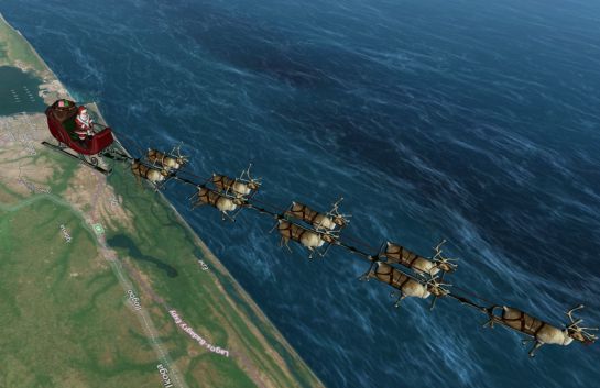 Sigue el recorrido de Santa Claus por todo el mundo Sigue el recorrido de Santa Claus por todo el mundo
