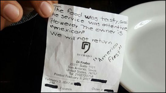 Estadounidenses discriminan a dueño de restaurante mexicano Estadounidenses discriminan a dueño de restaurante mexicano