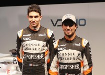 Checo Pérez presume el auto que utilizará la próxima temporada