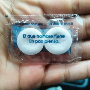 ¿Por qué hay refranes en los paquetes de las pastillas de menta? ¿Por qué hay refranes en los paquetes de las pastillas de menta?