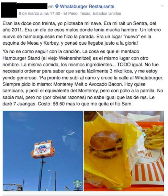 Escala de ‘Juangas’: el sistema para calificar a los restaurantes en Ciudad Juárez Escala de ‘Juangas’: el sistema para calificar a los restaurantes en Ciudad Juárez