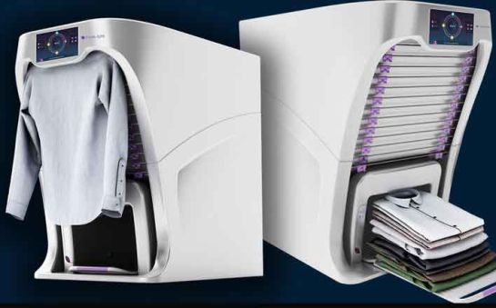 Este robot plancha, dobla y perfuma tu ropa en segundos Este robot plancha, dobla y perfuma tu ropa en segundos