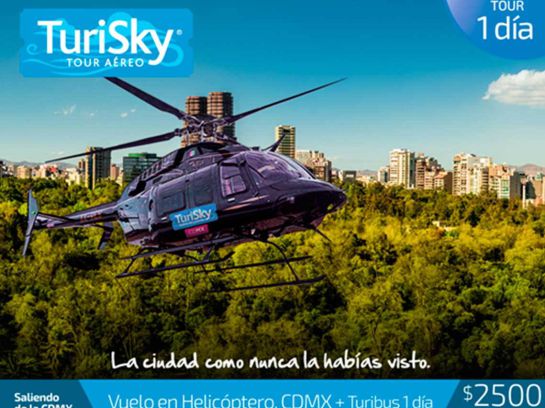¡Llegan tours aéreos para recorrer la CDMX! ¡Llegan tours aéreos para recorrer la CDMX!