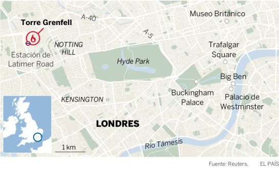 Incendio en edificio de Londres deja al menos 6 muertos y 64 heridos Incendio en edificio de Londres deja al menos 6 muertos y 64 heridos
