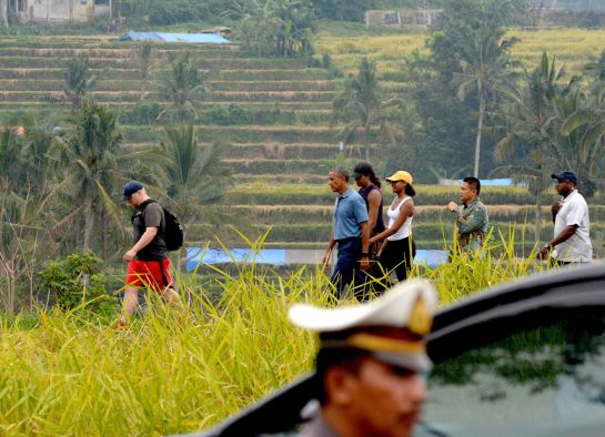 Los Obama disfrutan de unas vacaciones en Indonesia Los Obama disfrutan de unas vacaciones en Indonesia