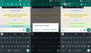 Ya podrás borrar mensajes enviados en Whatsapp Ya podrás borrar mensajes enviados en Whatsapp