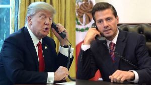Trump pide a Peña no decir que México no pagará muro Trump pide a Peña no decir que México no pagará muro