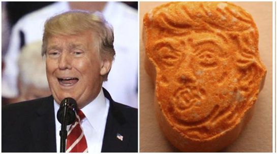 Donald Trump,pastillas éxtasis,Alemania,cara: Incautan pastillas de éxtasis con la cara de Donald Trump Donald Trump,pastillas éxtasis,Alemania,cara: Incautan pastillas de éxtasis con la cara de Donald Trump