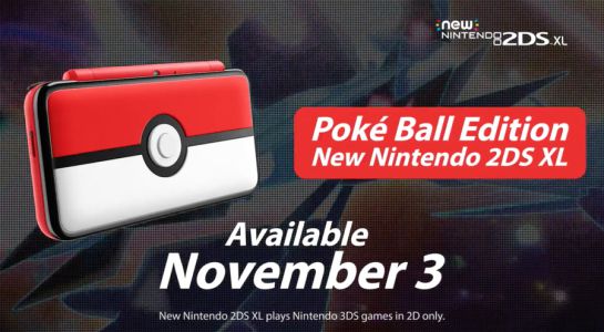 Nintendo anuncia 2DS XL edición Poké Ball Nintendo anuncia 2DS XL edición Poké Ball