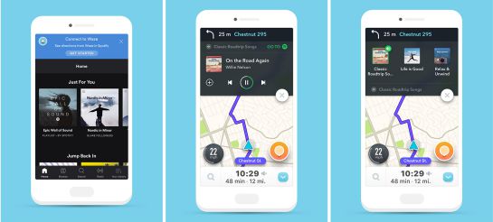 Ya puede usarse Spotify con Waze en equipos iOS Ya puede usarse Spotify con Waze en equipos iOS