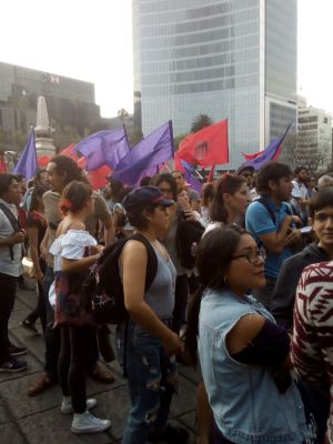 Marchan en CDMX por los estudiantes desaparecidos en Jalisco Marchan en CDMX por los estudiantes desaparecidos en Jalisco