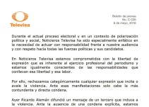 Televisa da por terminada su relación laboral con Ricardo Alemán