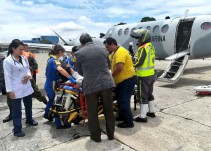 Trasladan a México a heridos por Volcán de Fuego