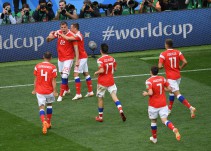 Rusia goleó a Arabia en el debut del Mundial 2018