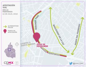 vialidad Ciudad de México: Conoce las alternativas viales tras derrumbe en Plaza Artz Pedregal vialidad Ciudad de México: Conoce las alternativas viales tras derrumbe en Plaza Artz Pedregal
