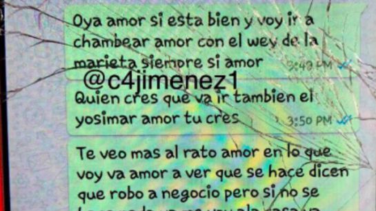 Ladrón manda mensaje de "amor" antes de realizar un asalto Ladrón manda mensaje de "amor" antes de realizar un asalto