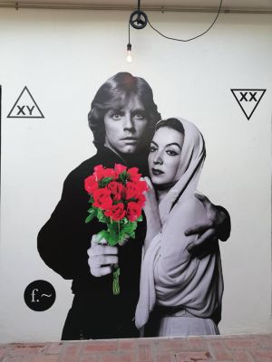 Murales en Oaxaca mezclan íconos mexicanos y de Hollywood Murales en Oaxaca mezclan íconos mexicanos y de Hollywood