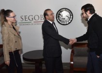 Belinda acude a la Secretaría de Gobernación