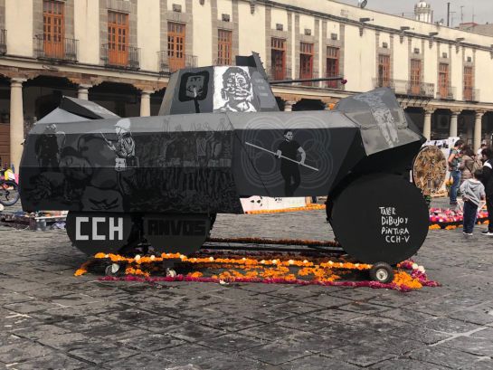 Dedican Megaofrenda UNAM a los caídos del 68 Dedican Megaofrenda UNAM a los caídos del 68