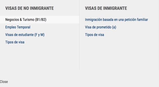 visa Estados Unidos visa Estados Unidos