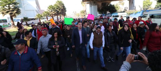 Protestan alcaldes del PRD por presupuesto para municipios del país Protestan alcaldes del PRD por presupuesto para municipios del país