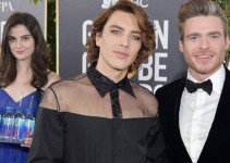 Golden Globes: Chica que repartía agua fue la sensación en alfombra roja