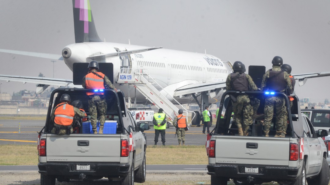 Amenaza de bomba en el AICM, falsa alarma en aeronave de Volaris