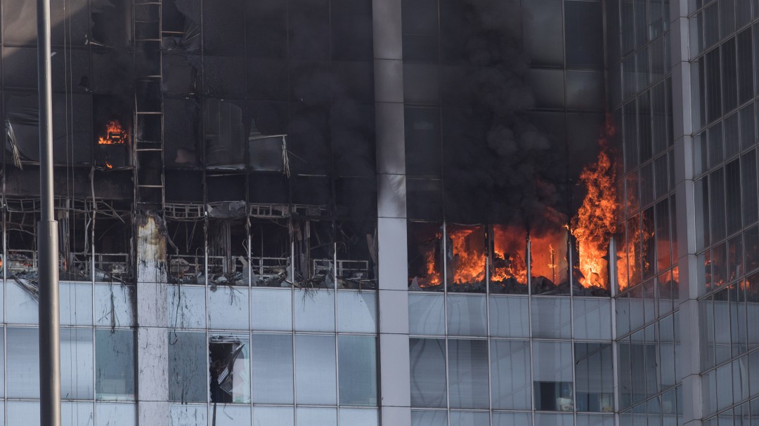 No hubo víctimas ni heridos tras el incendio en edificio de Conagua