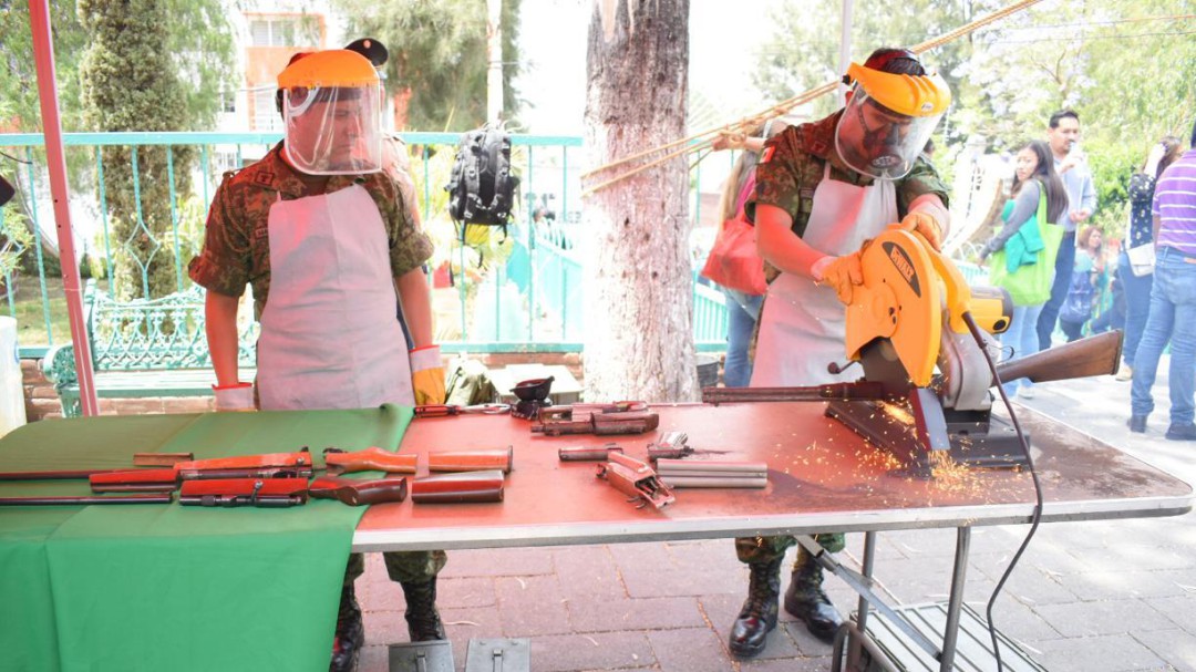 El desarme voluntario estará de manera permanente en Iztapalapa