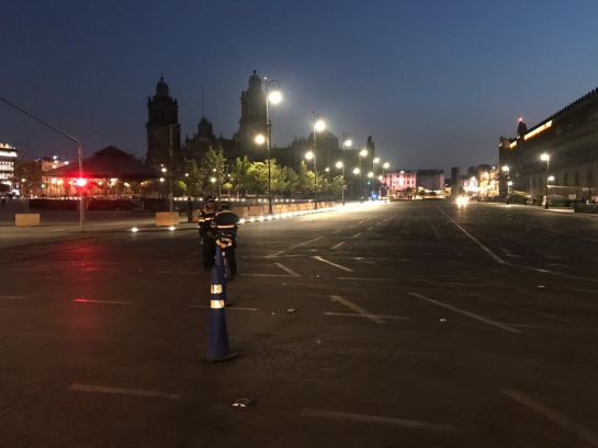 Cierran calles del Zócalo por vacaciones de Semana Santa Cierran calles del Zócalo por vacaciones de Semana Santa