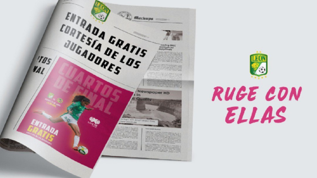 La garra de León para apoyar a sus felinas en la liguilla femenil