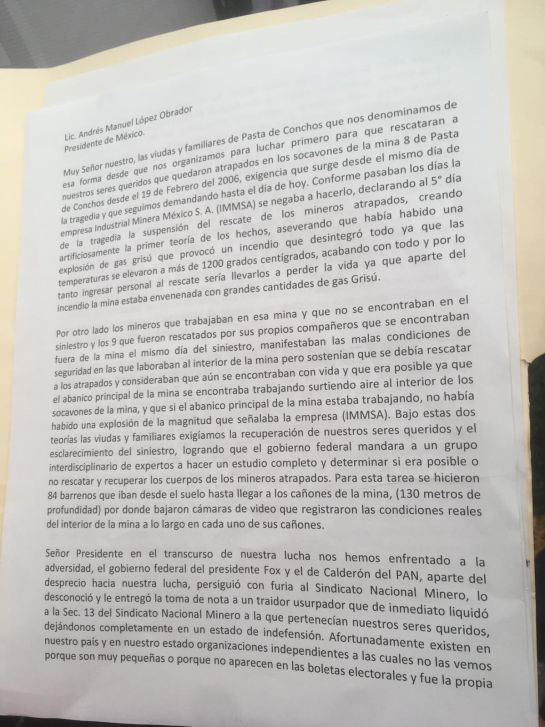 Pedirá AMLO apoyo a EU, China y Alemania para rescate en Pasta de Conchos Pedirá AMLO apoyo a EU, China y Alemania para rescate en Pasta de Conchos