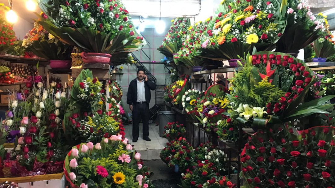 El Mercado de Flores de Jamaica, uno de los más concurridos este 10 de Mayo